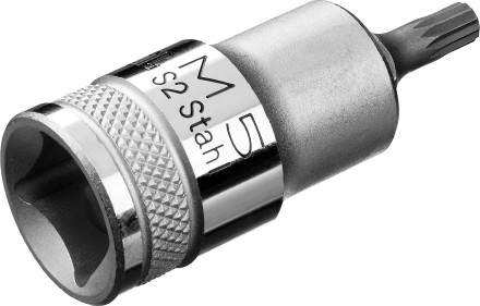 Торцовая бита-головка KRAFTOOL &quot;INDUSTRIE QUALITAT&quot;, материал S2, SPLINE, сатинированная, 1/2&quot;, M5 27911-05_z01 купить в Когалыме