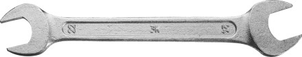Ключ рожковый гаечный ЗУБР &quot;СТАНДАРТ&quot;, оцинкованный, 22х24мм 27115-22-24 купить в Когалыме