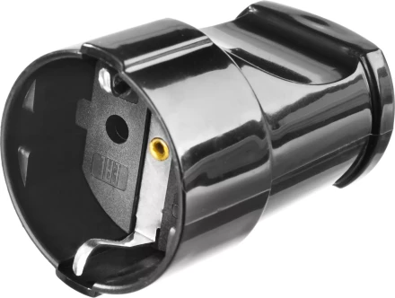 Розетка MAXElectro электрическая, 16А/220В, с заземлением, черная, STAYER 55180-B купить в Когалыме