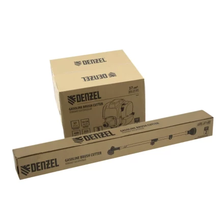 Триммер бензиновый DTL-43S, 43 см3, разъемная штанга, состоит из 2 частей Denzel 96264 купить в Когалыме