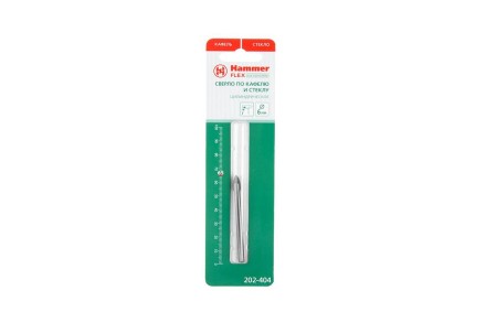 Сверло по плитке HAMMER Ф6х65мм (DR GL 6,0мм*65мм) купить в Когалыме