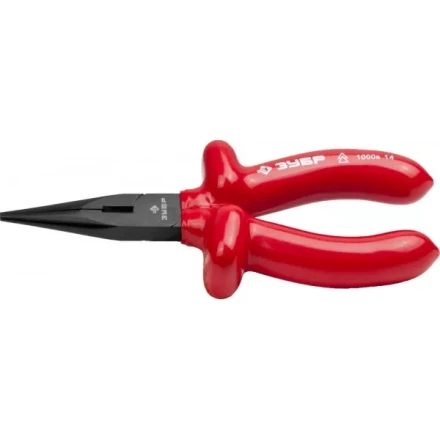 Тонкогубцы ЗУБР "МАСТЕР" "ЭЛЕКТРИК" диэлектрические, высоковольтные до ~1000В, 160мм 2214-3-16_z02 купить в Когалыме