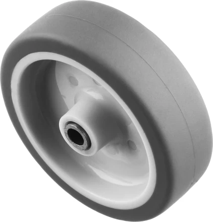 ЗУБР d 75 мм, г/п 60 кг, резина/полипропилен, термопластичное колесо, Профессионал (30946-75) купить в Когалыме