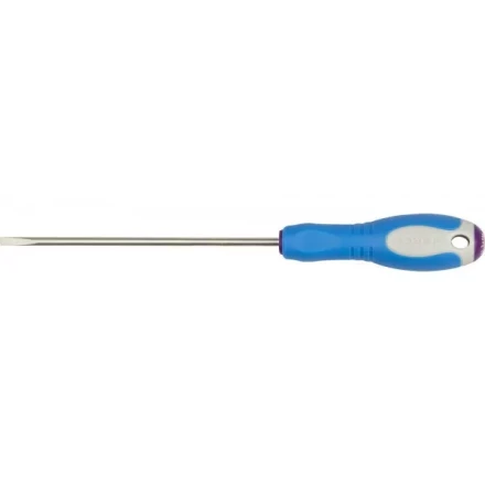 Отвертка ЗУБР, Cr-V сталь, трехкомпонентная рукоятка, цветовая индикация типа шлица, SL, 3,0x100мм 25251-3.0-100 купить в Когалыме