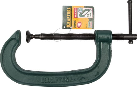 Струбцина KRAFTOOL &quot;EXPERT&quot;, высокопрочный чугун с шаровидным графитом, 6&quot;/150 мм 32229-150 купить в Когалыме
