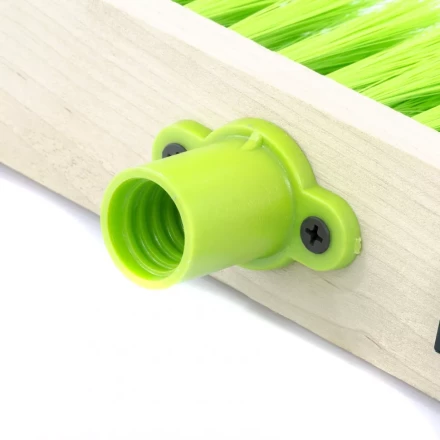 Щетка деревянная для подметания пола 280мм 5рядов прямая тулейка с резьбой без черенка СИБРТЕХ 84614 купить в Когалыме