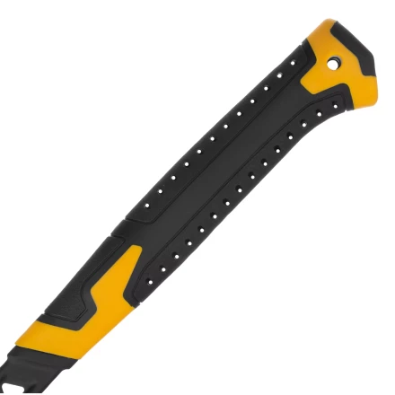 Молоток-гвоздодёр Denzel 10466, 450 г, цельнокованый,боек с магнитом, двухкомп. обрезин. рук-ка купить в Когалыме