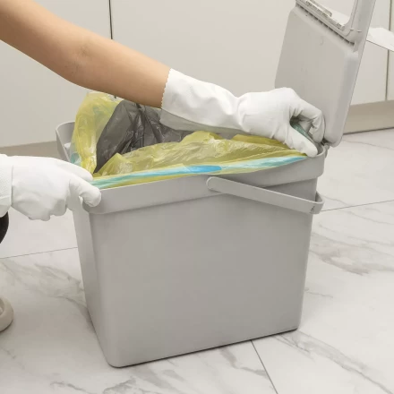 Пакеты для мусора с завязками 35 л x 15 шт. желтые, Home Palisad 927165 купить в Когалыме