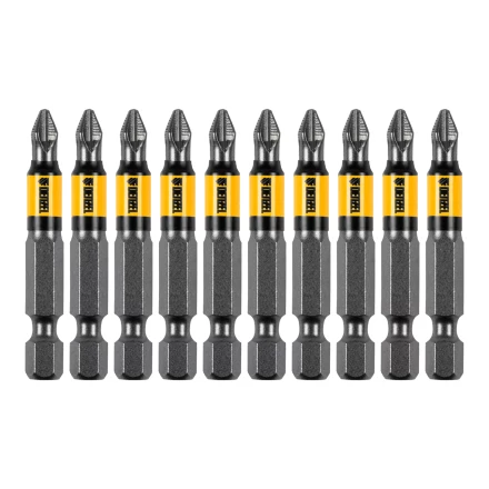 Бита PH2х50, сталь S2, цилиндр., 10 шт. Е 6,3 Denzel 11641 купить в Когалыме