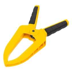 Струбцина клещеобразная Denzel, удлиненная 50 х 80 мм двухкомпонентные рукоятки, 20789