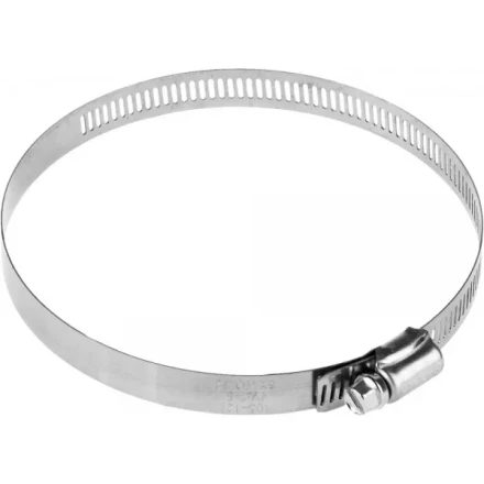 Хомуты ЗУБР "ЭКСПЕРТ", нерж. сталь, просечная лента 12 мм, 105-127 мм, 2 шт 37815-105-127-2 купить в Когалыме