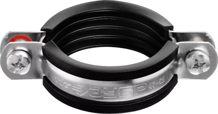 Хомут трубный с гайкой, оцинкованный, 1 1/2", 8шт, ЗУБР Мастер 37850-47-52 37850-47-52 купить в Когалыме