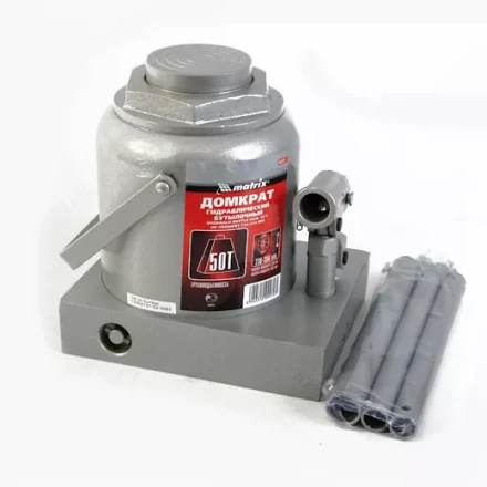 Домкрат гидравлический бутылочный 50 т h подъема 236–356 мм  MATRIX MASTER 50737 купить в Когалыме