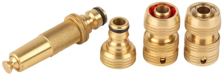 Набор RACO "Profi", Наконечник, адаптер и соединители 1/2"х3/4", латунь, 4 предмета 4246-55057B купить в Когалыме