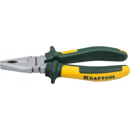 Плоскогубцы KRAFTOOL&quot;KRAFT-MAX&quot;комб,Cr-Mo,маслобензост двухкомп рукоятки,шарнирное соединение с повыш износост,200мм 22011-1-20 купить в Когалыме