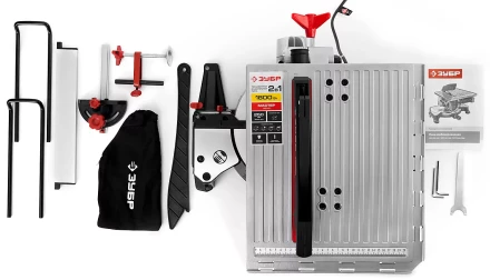 Пила торцовочная комбинированная 2 в 1 ЗПТК-255-1800 серия МАСТЕР купить в Когалыме