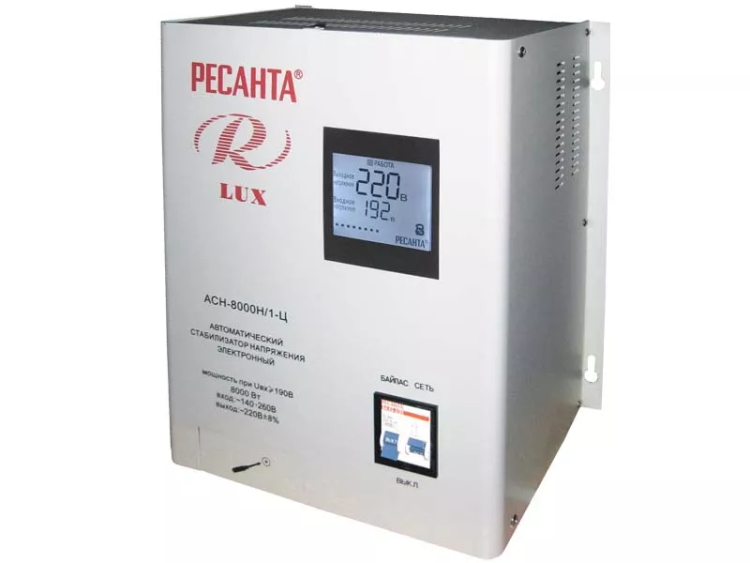 Стабилизатор АСН-8000 Н/1-Ц Ресанта Lux купить в Когалыме