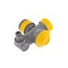 Соединитель для крана с внутренней резьбой 1/2" - 3/4" с переключателем и шарниром PALISAD LUXE 66253 купить в Когалыме