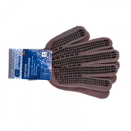 Перчатки трикотажные акрил ПВХ гель "Протектор" коралл оверлок Россия Сибртех 68668 купить в Когалыме