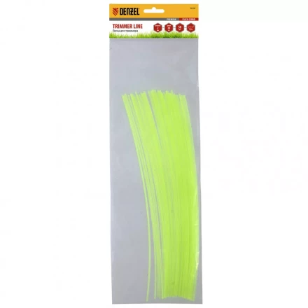 Леска для триммера круглая нарезанная 2 мм х 30 см 50 шт Flex cord Denzel 96100 купить в Когалыме