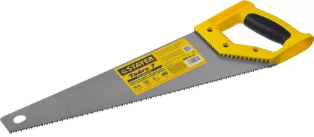 Ножовка универсальная (пила) "Тайга-7", 400мм,7TPI, закаленный зуб, рез вдоль и поперек волокон, для средн заготовок, фанеры, ДСП,МДФ, STAYER 15050-40_z02 купить в Когалыме