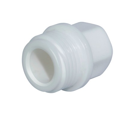 Пробка с резьбой короткая PP-R 3/4 бел.(100/1000) 45581 купить в Когалыме