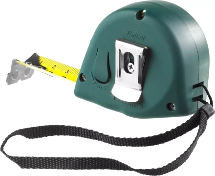 Рулетка KRAFTOOL GRAND, обрезиненный пластиковый корпус, 5м/25мм 34022-05-25 купить в Когалыме