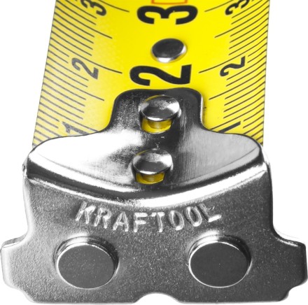 Рулетка KRAFTOOL GRAND, обрезиненный пластиковый корпус, 5м/25мм 34022-05-25 купить в Когалыме