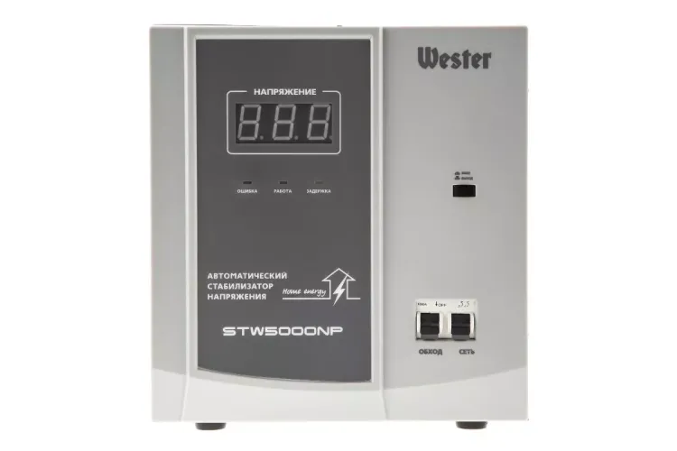 Стабилизатор напряжения WESTER STW5000NP купить в Когалыме