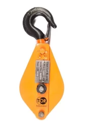 Блок монтажный однорольный с  крюком TOR HQG(L) K1-0,5 т с откидной щекой (K) 1048146