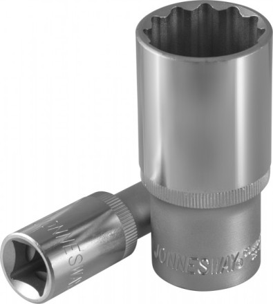 Головка торцевая удлиненная 12-гранная 1/2&quot; М19  S04НD4719 Jonnesway 49068 купить в Когалыме
