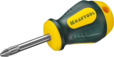 Отвертка KRAFTOOL, Cr-Mo-V сталь, двухкомпонентная противоскользящая рукоятка, PH, №2x38мм 250072-2-038 купить в Когалыме