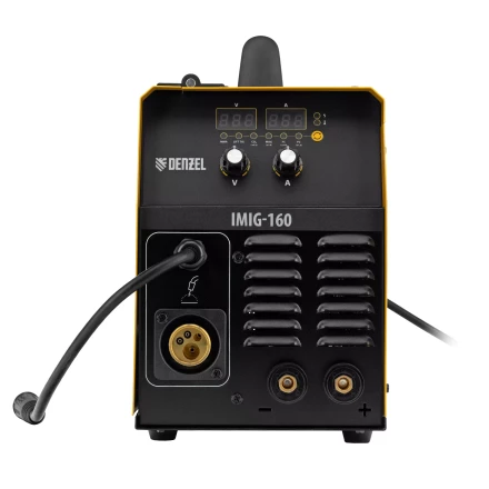 Аппарат инвертор. полуавтомат. cварки Denzel IMIG-160 Synergy 94314, 160 А, ПВ 60%, катушка 5 кг купить в Когалыме