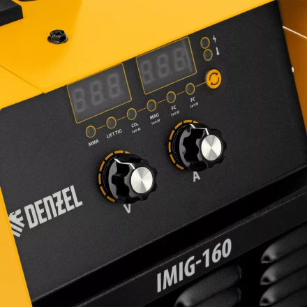 Аппарат инвертор. полуавтомат. cварки Denzel IMIG-160 Synergy 94314, 160 А, ПВ 60%, катушка 5 кг купить в Когалыме