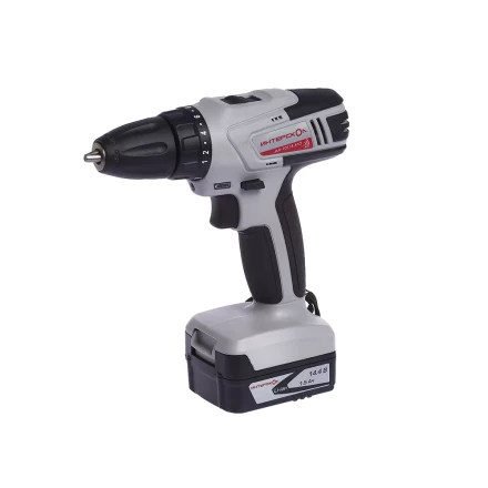 Аккумуляторная дрель-шуруповерт ИНТЕРСКОЛ ДА-10/14,4Л2 Li-ion АПИ 2х1.5Ач купить в Когалыме