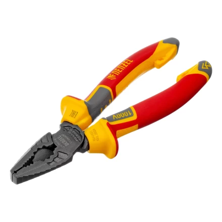 Плоскогубцы комбинированные Denzel 17085, диэлектрические трехкомпонентные рукоятки до 1000 В, 165 мм купить в Когалыме