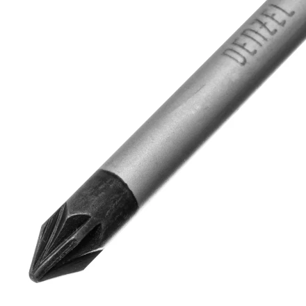 Отвертка, PZ1x75 мм, S2, 3к рукоятка Denzel 122057 купить в Когалыме