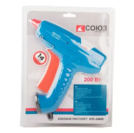 Пистолет клеевой СОЮЗ КПС-24800 купить в Когалыме