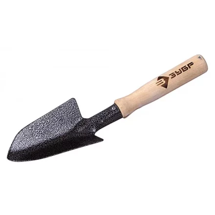 Совок ЗУБР садовый широкий с деревянной ручкой 4-39603 купить в Когалыме