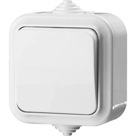 Выключатель STAYER "MASTER" "MAXIMA" одноклавишный, IP54, 6А, 220В 54301-W купить в Когалыме