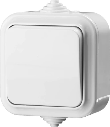 Выключатель STAYER "MASTER" "MAXIMA" одноклавишный, IP54, 6А, 220В 54301-W купить в Когалыме