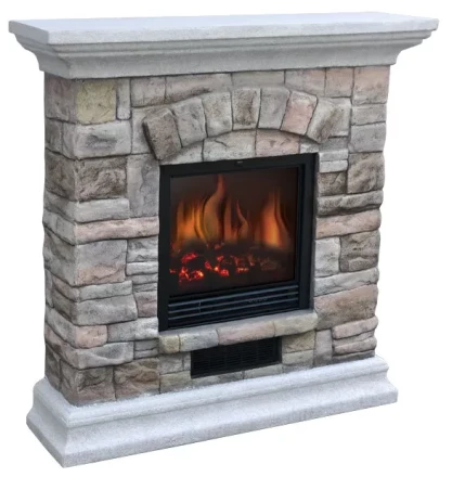 Электрокамин-камин электрический каминокомплект ELECTROLUX EFP/S 2018SBS светлый камень купить в Когалыме