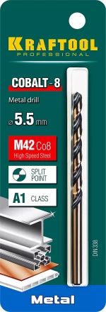 Сверла по металлу HSS-Co 29656-5.5 купить в Когалыме