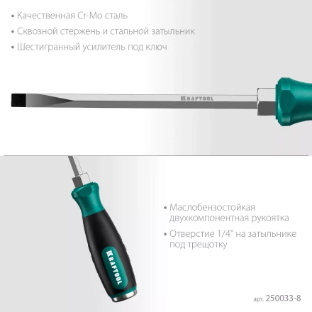 Ударные отвертки IMPACT 250033-8 купить в Когалыме