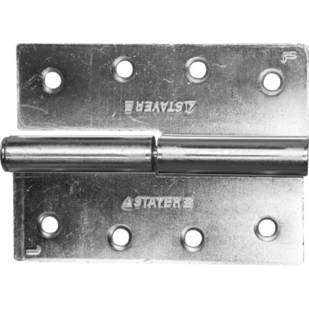 Петля дверная STAYER "MASTER" разъемная, цвет белый цинк, левая, 100мм 37613-100-1L купить в Когалыме