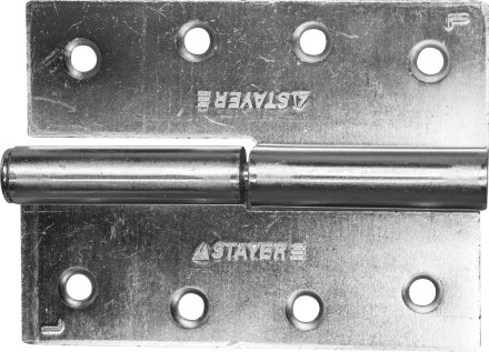 Петля дверная STAYER &quot;MASTER&quot; разъемная, цвет белый цинк, левая, 100мм 37613-100-1L купить в Когалыме