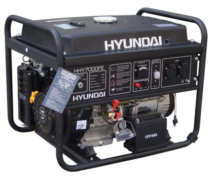 Бензогенератор Hyundai HHY 7000FЕ ATS + колеса купить в Когалыме
