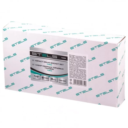 Набор ударных торцевых головок TORX 1/2",  в кейсе 8 шт Stels 13999 купить в Когалыме