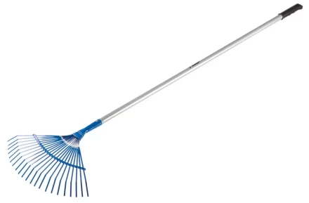 Грабли ЗУБР "ЭКСПЕРТ" веерные, 22 плоских зубца, алюминиевый черенок, 440х250х1630мм 39587 купить в Когалыме
