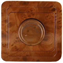 Диммер СВЕТОЗАР "ГАММА" цвет орех, 60-800Вт SV-54142-N